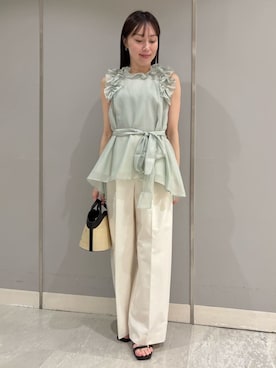 「ディリーコーディネート」｜CELFORDさん（レディース・154cm）の夏コーディネート