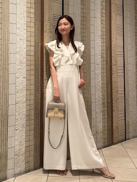 「ディリーコーディネート」｜「アイテム（アクセサリー）」を使った、CELFORDさん（レディース・159cm）の夏コーディネート