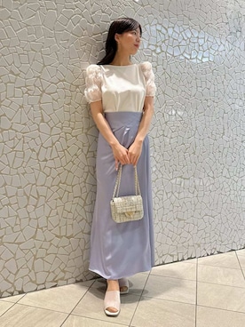 「ディリーコーディネート」｜「アイテム（アクセサリー）」を使った、CELFORDさん（レディース・158cm）の夏コーディネート