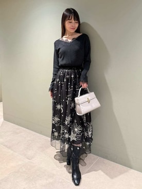 「CELFORD（セルフォード）のアイテム（ショルダーバッグ）」を使った、CELFORDさん（レディース・160cm）の冬コーディネート