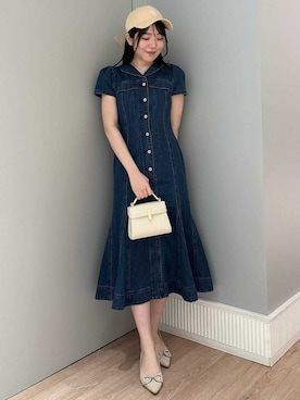 「CELFORD（セルフォード）のアイテム（帽子）」を使った、CELFORDさん（レディース・165cm）の春コーディネート