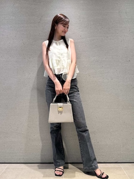 「ディリーコーディネート」｜「アイテム（アクセサリー）」を使った、CELFORDさん（レディース・159cm）の夏コーディネート