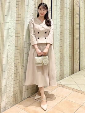 「CELFORD（セルフォード）のアイテム（ショルダーバッグ）」を使った、CELFORDさん（レディース・154cm）の秋コーディネート