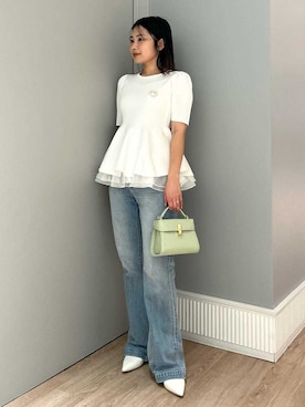 「CELFORD（セルフォード）のアイテム」を使った、CELFORDさん（レディース・152cm）の春コーディネート