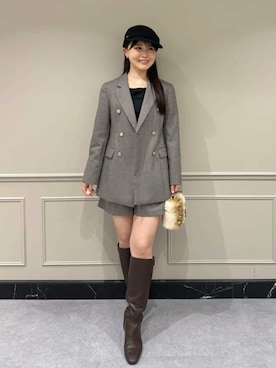 「CELFORD（セルフォード）のアイテム」を使った、CELFORDさん（レディース・160cm）の秋コーディネート