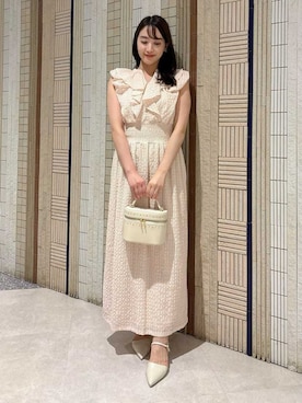 「CELFORD（セルフォード）のアイテム（ワンピース）」を使った、CELFORDさん（レディース・154cm）の夏コーディネート