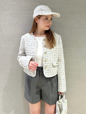 「ディリーコーディネート」｜「アイテム（その他アウター）」を使った、CELFORDさん（レディース・157cm）の冬コーディネート