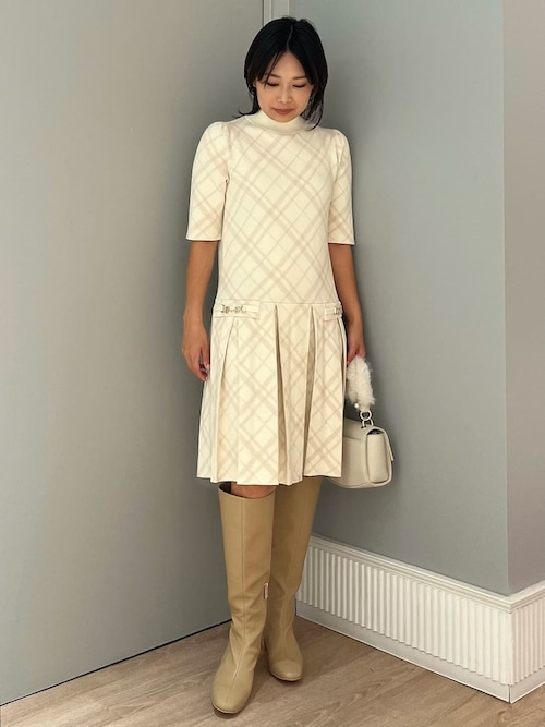 セール】プリーツニットワンピース（ワンピース）｜CELFORD（セル