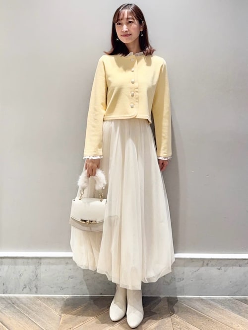 フリルデタッチャブルカーディガン（カーディガン/ボレロ）｜CELFORD