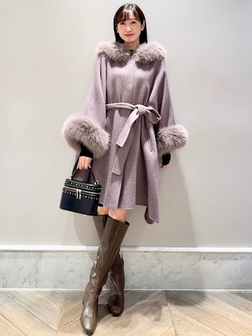 ファーポンチョコート（ポンチョ）｜CELFORD（セルフォード）の