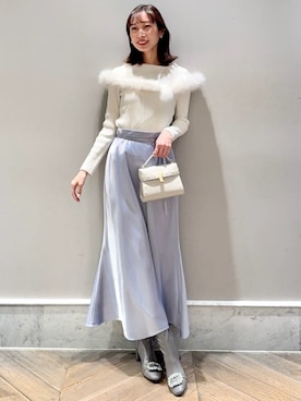 「CELFORD（セルフォード）の【リュタン】ビジュースタッズポシェット（ショルダーバッグ）」を使った、CELFORDさん（レディース・159cm）の秋コーディネート