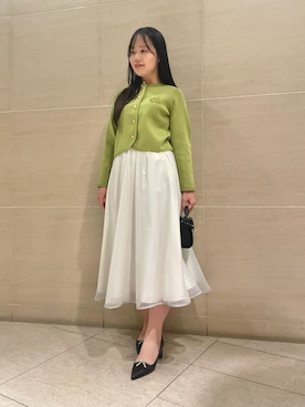 「アイテム（マスク）」を使った、CELFORDさん（レディース・163cm）の冬コーディネート