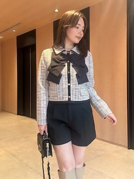 「CELFORD（セルフォード）のアイテム」を使った、CELFORDさん（レディース・157cm）の秋コーディネート