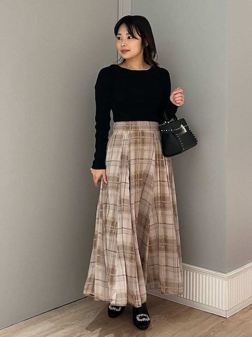 セール】ショルダーリボンニットプルオーバー（ニット/セーター