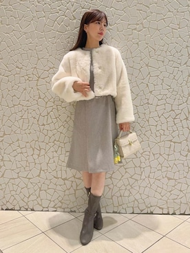 「アイテム（チャーム）」を使った、CELFORDさん（レディース・158cm）の秋コーディネート