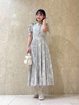 「CELFORD（セルフォード）のアイテム（ワンピース）」を使った、CELFORDさん（レディース・161cm）の夏コーディネート