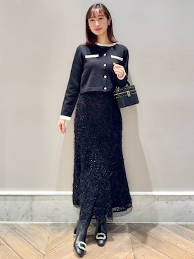 「CELFORD（セルフォード）のアイテム（ショルダーバッグ）」を使った、CELFORDさん（レディース・159cm）の冬コーディネート