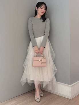 「CELFORD（セルフォード）のアイテム」を使った、CELFORDさん（レディース・165cm）の春コーディネート