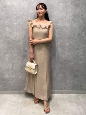 「ディリーコーディネート」｜「アイテム（ワンピース/ドレス）」を使った、CELFORDさん（レディース・155cm）の夏コーディネート