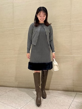 「アイテム（ルームウェア/パジャマ）」を使った、CELFORDさん（レディース・158cm）の秋コーディネート