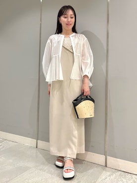 「ディリーコーディネート」｜「アイテム（ワンピース/ドレス）」を使った、CELFORDさん（レディース・154cm）の夏コーディネート