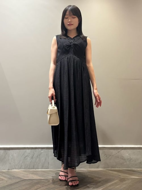 新品✨セルフォード　ノースリーブワンピース　ドレス　総レース　パープル　36 CELFORD - 新品✨セルフォード ノースリーブワンピース ドレス