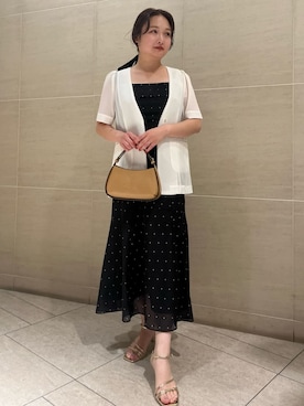 「ディリーコーディネート」｜「アイテム（その他アウター）」を使った、CELFORDさん（レディース・158cm）の夏コーディネート