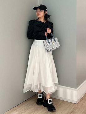 「CELFORD（セルフォード）のアイテム（帽子）」を使った、CELFORDさん（レディース・152cm）の春コーディネート