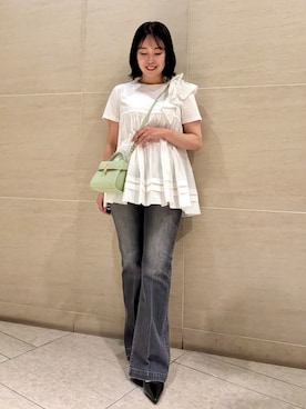 「CELFORD（セルフォード）のアイテム」を使った、CELFORDさん（レディース・158cm）の春コーディネート