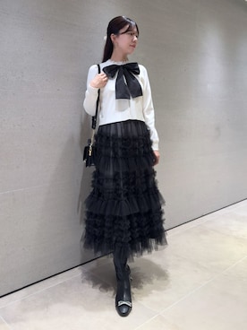 「CELFORD（セルフォード）のアイテム（ショルダーバッグ）」を使った、CELFORDさん（レディース・158cm）の秋コーディネート