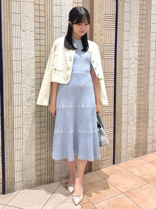 UVカット】トリム刺繍カーディガン（ノーカラージャケット）｜CELFORD
