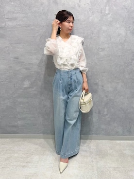 「CELFORD（セルフォード）のアイテム（ショルダーバッグ）」を使った、CELFORDさん（レディース・158cm）の秋コーディネート