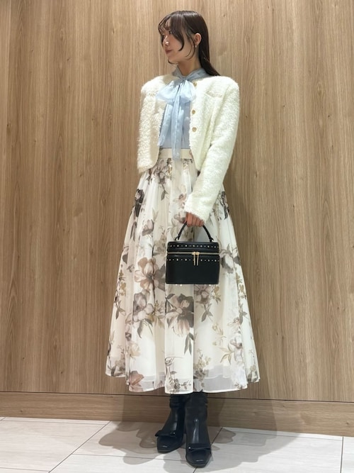 CELFORD（セルフォード） ブラウス シャツ ニットコンビレイヤード