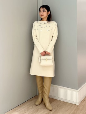 「アイテム（マスク）」を使った、CELFORDさん（レディース・152cm）の秋コーディネート