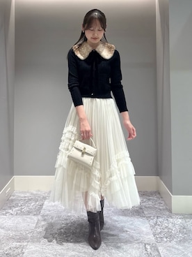 「CELFORD（セルフォード）のアイテム（ショルダーバッグ）」を使った、CELFORDさん（レディース・168cm）の秋コーディネート