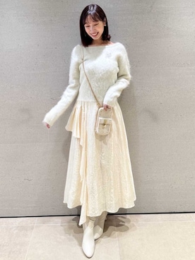 「CELFORD（セルフォード）のアイテム（ショルダーバッグ）」を使った、CELFORDさん（レディース・159cm）の秋コーディネート