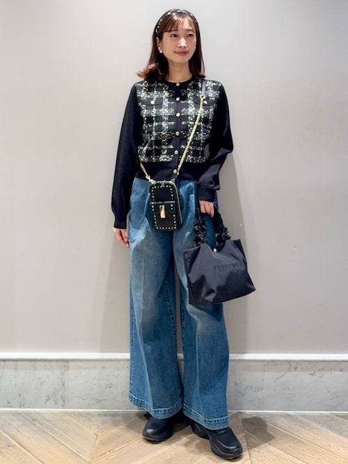 リュタン】ビジュースタッズマルチショルダー（ショルダーバッグ