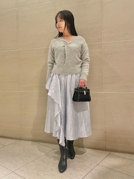 「CELFORD（セルフォード）のアイテム」を使った、CELFORDさん（レディース・163cm）の冬コーディネート