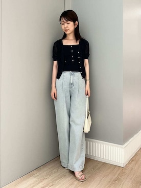 「ディリーコーディネート」｜「アイテム（パンツ）」を使った、CELFORDさん（レディース・164cm）の夏コーディネート