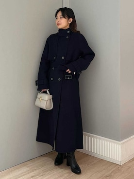 「CELFORD（セルフォード）の【リュタン】ビジュースタッズポシェット（ショルダーバッグ）」を使った、CELFORDさん（レディース・152cm）の秋コーディネート