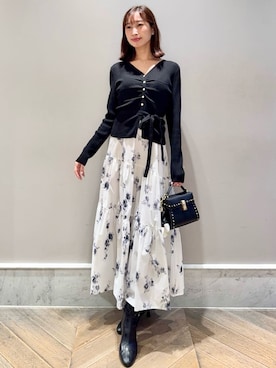 「アイテム（チャーム）」を使った、CELFORDさん（レディース・159cm）の秋コーディネート