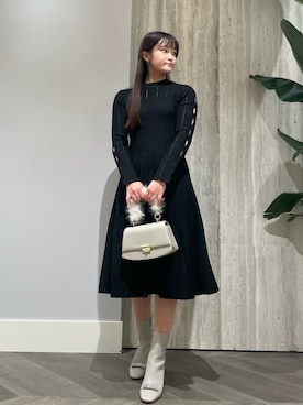 「ディリーコーディネート」｜「アイテム（ブーツ）」を使った、CELFORDさん（レディース・160cm）の冬コーディネート