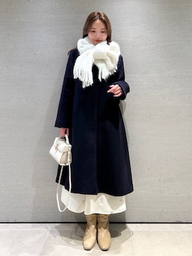 「CELFORD（セルフォード）の【リュタン】ビジュースタッズポシェット（ショルダーバッグ）」を使った、CELFORDさん（レディース・157cm）の秋コーディネート