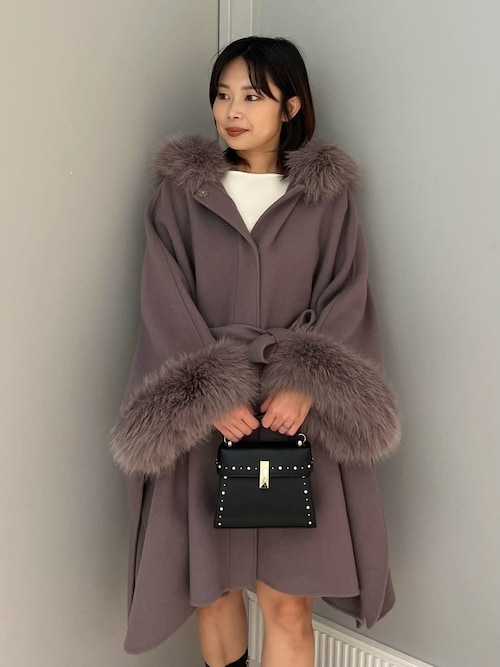 ファーポンチョコート（ポンチョ）｜CELFORD（セルフォード）の