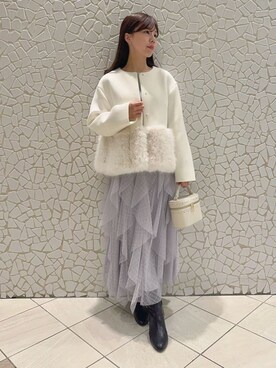 「CELFORD（セルフォード）のアイテム（ショルダーバッグ）」を使った、CELFORDさん（レディース・158cm）の秋コーディネート