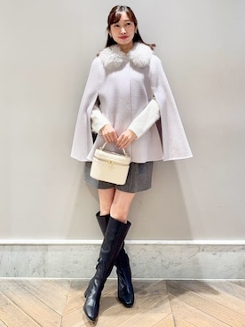 「CELFORD（セルフォード）のアイテム」を使った、CELFORDさん（レディース・159cm）の冬コーディネート