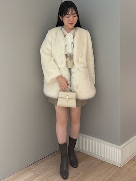 「デートコーデ」｜「アイテム（その他アウター）」を使った、CELFORDさん（レディース・165cm）の秋コーディネート