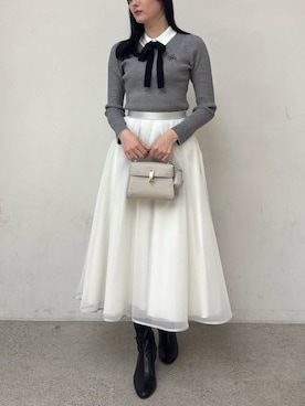 「アイテム（マスク）」を使った、CELFORDさん（レディース・162cm）の冬コーディネート