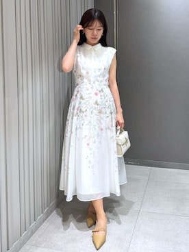 CELFORD（セルフォード）の「パールドットドレス（ワンピース）」 - WEAR