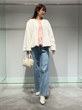 「ディリーコーディネート」｜「アイテム（その他アウター）」を使った、CELFORDさん（レディース・167cm）の冬コーディネート